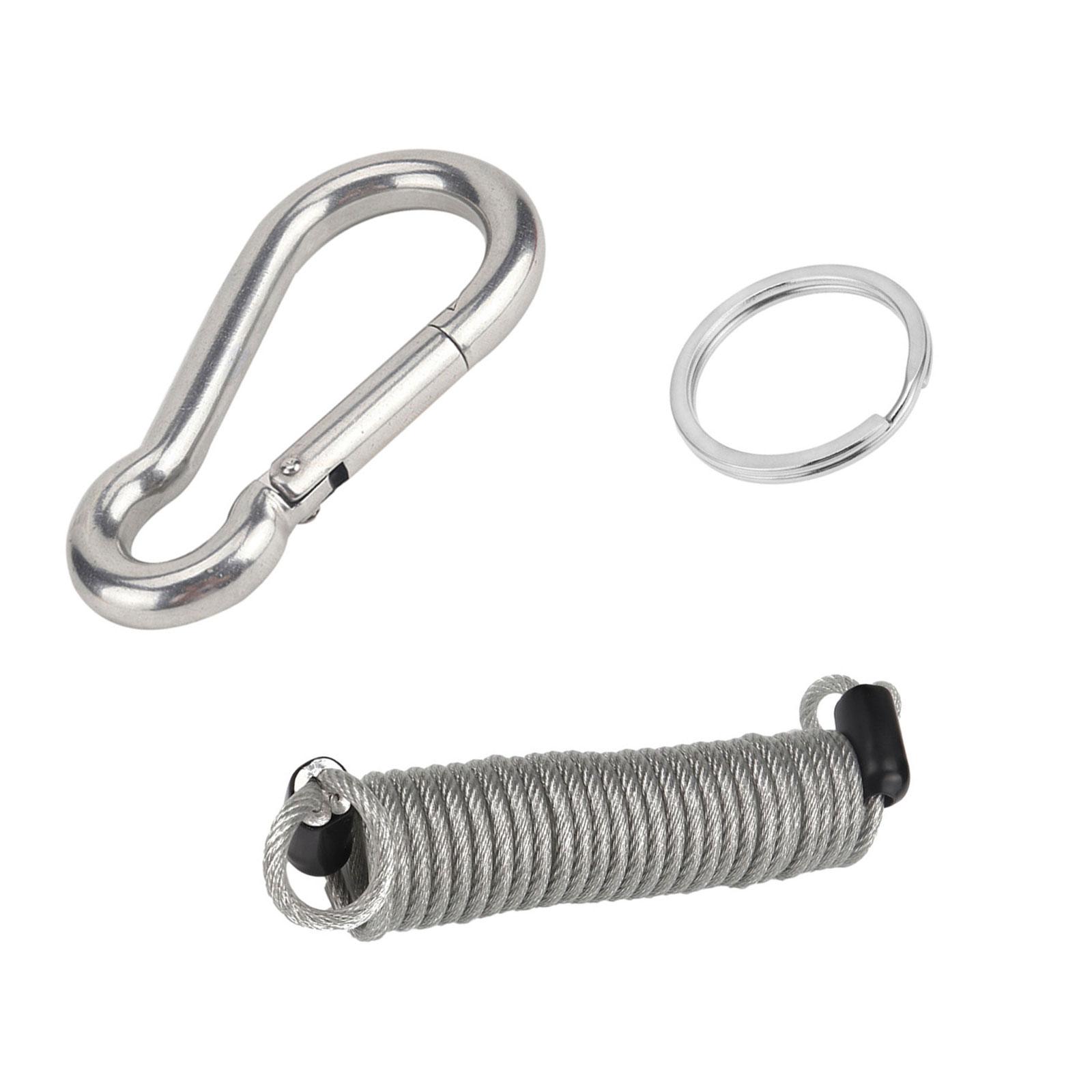 Uprgades Safe Trailer Cable Corrosion Resistant with Adjustable Length Steel with Protective Coating for Easy Visibility срібний
Uprgades Safe Trailer Cable Corrosion Resistant with Adjustable Length Steel with Protective Coating for Easy Visibility срібний