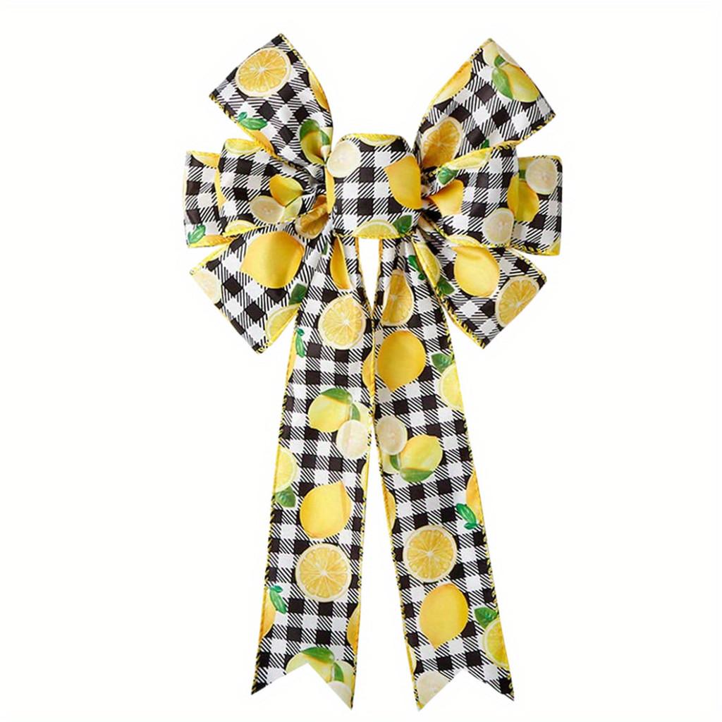 Лимонный Летний Очаровательный Клетчатый Бант с Креативным Дизайном для DIY Ремесленных Аксессуаров
Лимонный Летний Очаровательный Клетчатый Бант с Креативным Дизайном для DIY Ремесленных Аксессуаров