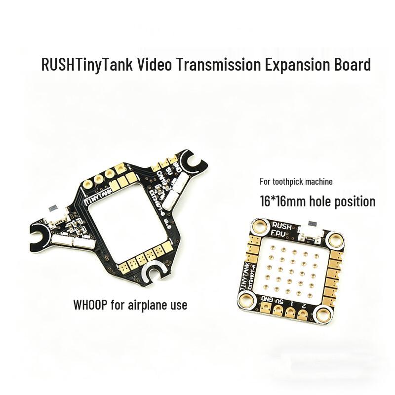 RUSHFPV TinyTANK VTX Expansion Board with LED
RUSHFPV TinyTANK VTX Expansion Board with LED