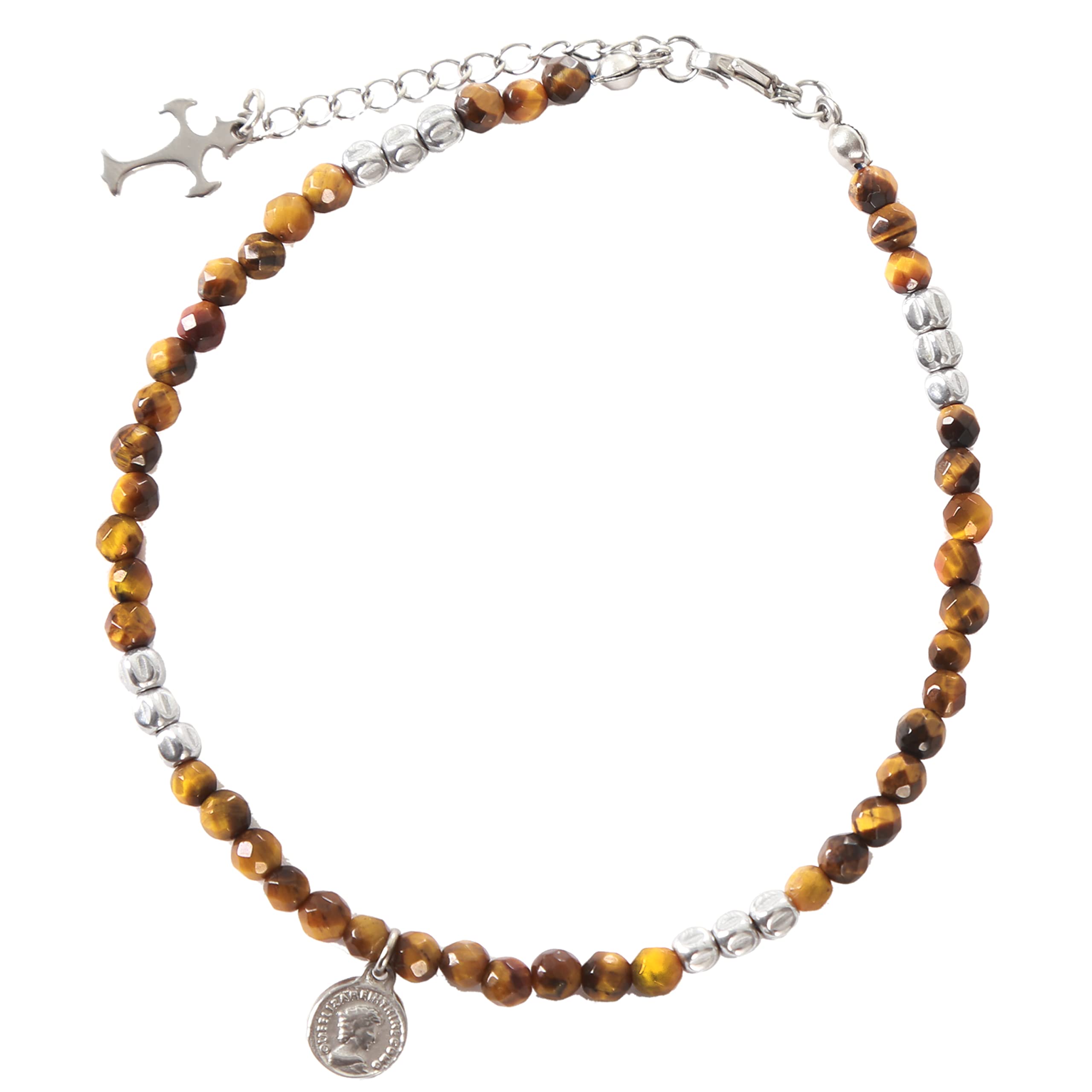 Браслет на щиколотку Charmant Stone Power Stone Tiger Natural Ankle для мужчин (2 глаза)
Браслет на щиколотку Charmant Stone Power Stone Tiger Natural Ankle для мужчин (2 глаза)