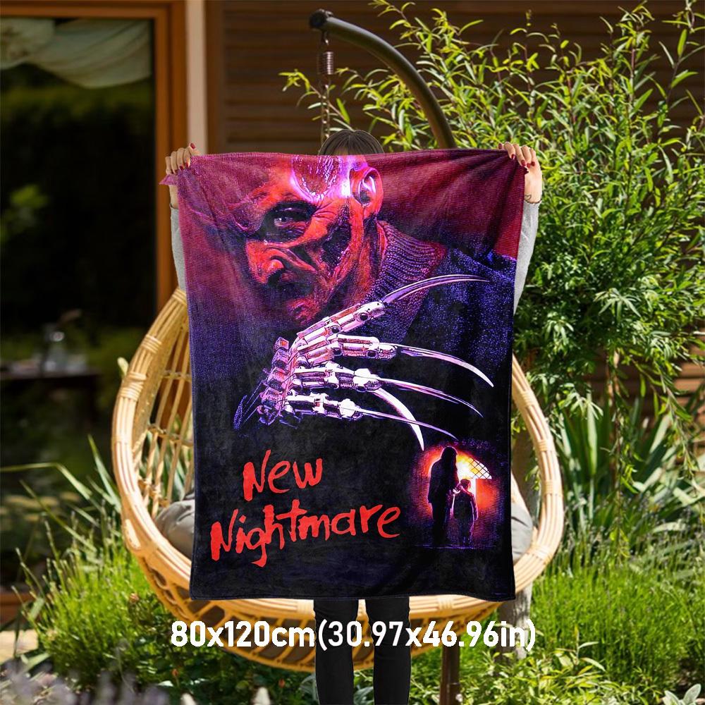 New Nightmare - Throw Blanket, Soft Bedding Cover, Flannel Blankets, Living Room, Travel, Camping,All Seasons Use96 80x120cm(31x47inch)
New Nightmare - Throw Blanket, Soft Bedding Cover, Flannel Blankets, Living Room, Travel, Camping,All Seasons Use96 80x120cm(31x47inch)