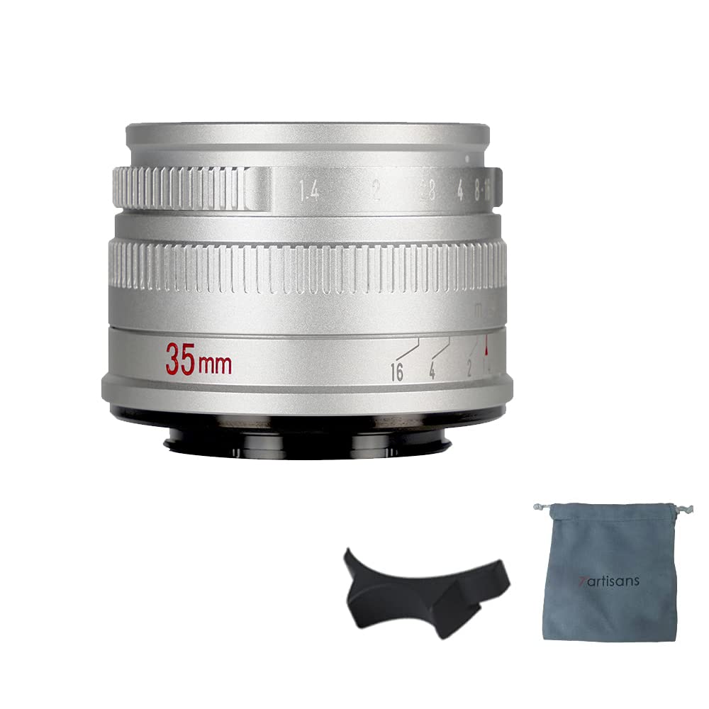 7artisans 35mm Mark II Manual Focus Prime Lens Large Aperture Sony Mirrorless Camera A6500 A6300 A6100 A6000 A5100 A5000 A9 NEX 3 NEX 3N NEX 5 NEX 5T
7artisans 35mm Mark II Manual Focus Prime Lens Large Aperture Sony Mirrorless Camera A6500 A6300 A6100 A6000 A5100 A5000 A9 NEX 3 NEX 3N NEX 5 NEX 5T
