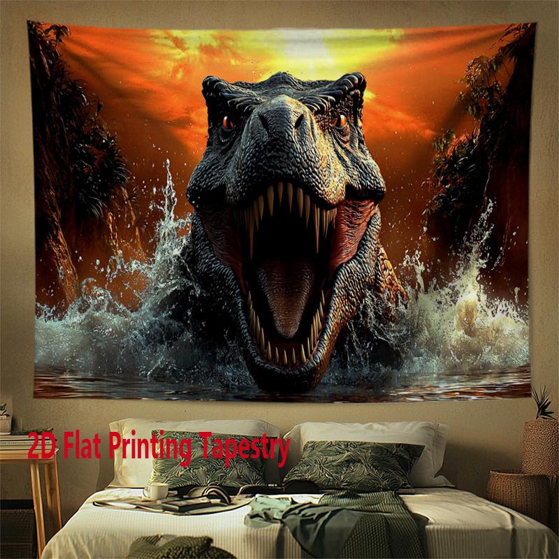 Tyrannosaurus rex dinosaur attack Digital printing polyester wall tapestry suitable for use in living rooms offices bars party 74x94cm(29x37in)
Tyrannosaurus rex dinosaur attack Digital printing polyester wall tapestry suitable for use in living rooms offices bars party 74x94cm(29x37in)