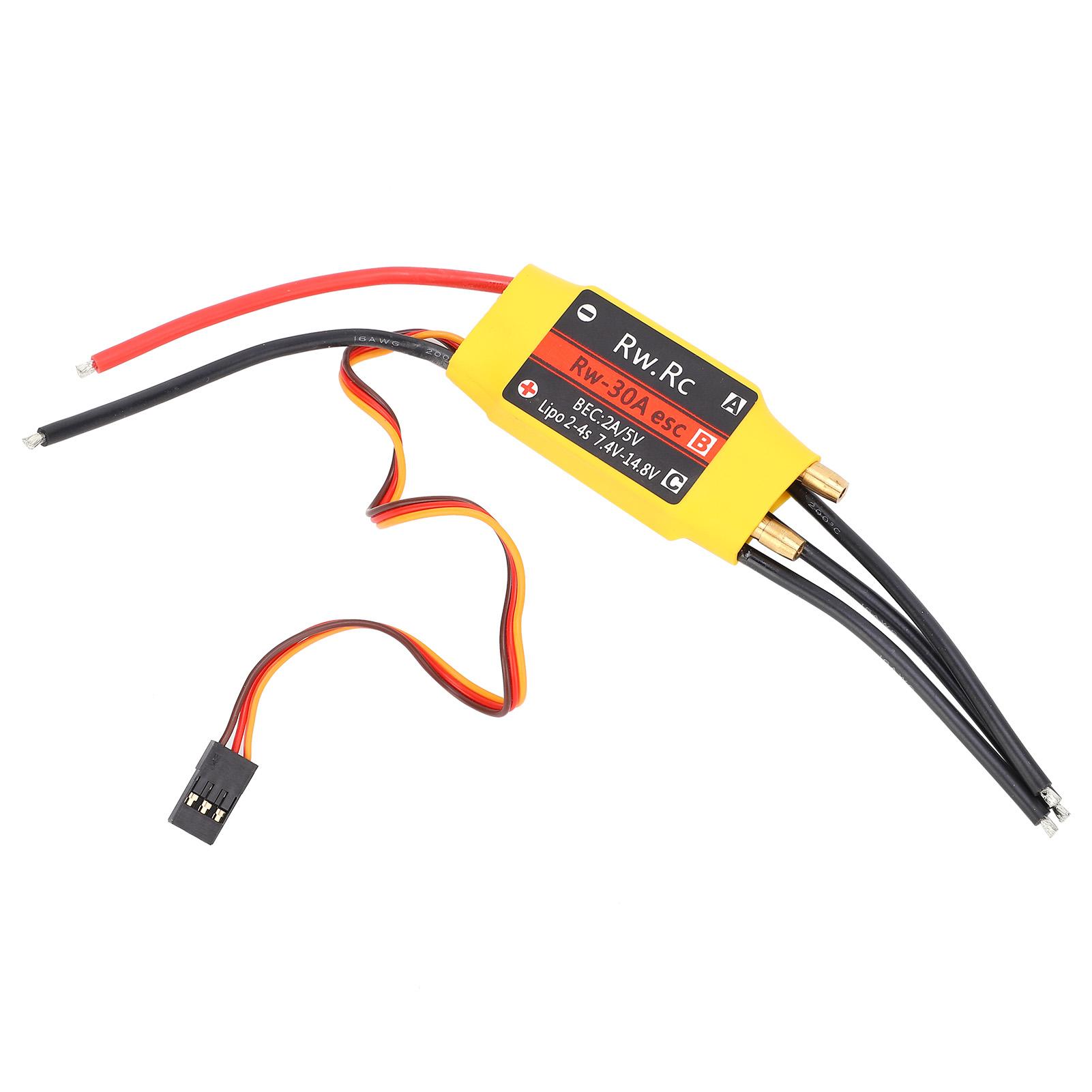 30A ESC Brushless Water Cooling Electric Speed Controller ESC for RC Boat Model
30A ESC Brushless Water Cooling Electric Speed Controller ESC for RC Boat Model