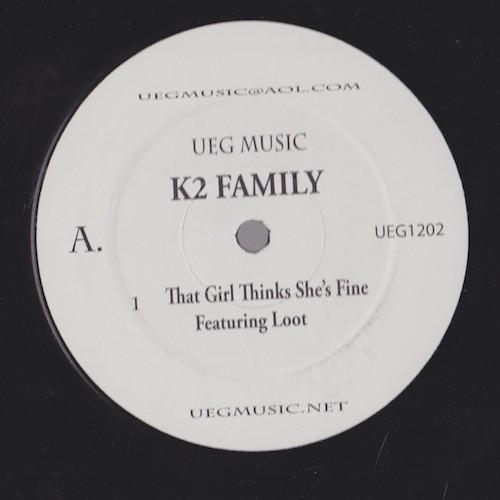12inch Record K2 FAMILY - That Girl Thinks She s Fine / It s UEG1202 UEG Music 2004 UK Dance & Electronica Used
12inch Record K2 FAMILY - That Girl Thinks She s Fine / It s UEG1202 UEG Music 2004 UK Dance & Electronica Used