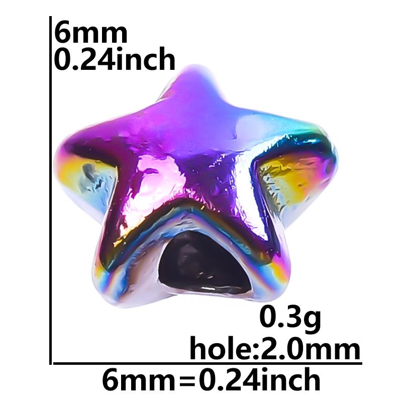 20pcs/Lot Small Hole Size Multistyle Rainbow Beads For Jewelry Making Supplies DIY Bracelets Anklets Accessories Marine Animals
20pcs/Lot Small Hole Size Multistyle Rainbow Beads For Jewelry Making Supplies DIY Bracelets Anklets Accessories Marine Animals