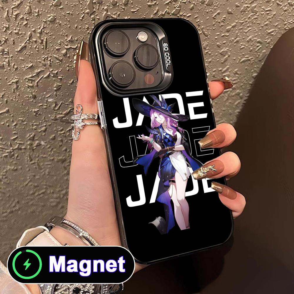 HSR Jade Translucent MagSafe Mobile Phone Case for iPhone 17 16 15 14 13 12 11 Air Pro Max Plus Colorful Cover iPhone 11
HSR Jade Translucent MagSafe Mobile Phone Case for iPhone 17 16 15 14 13 12 11 Air Pro Max Plus Colorful Cover iPhone 11