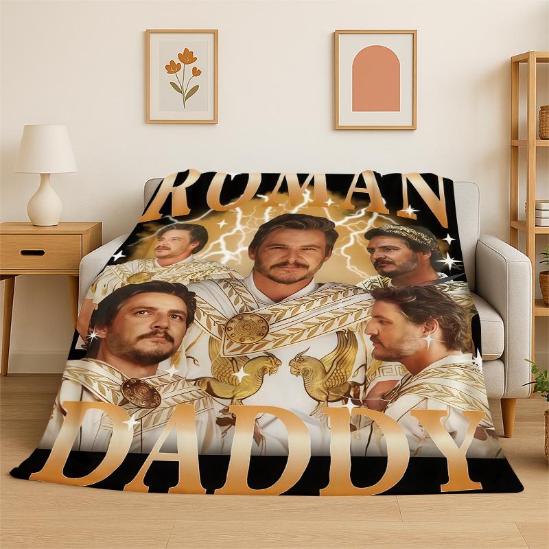 Fashion Pedro Pascal Star Flannel Blanket Soft Warm Throw Blanket for Bedroom Living Room Bed Travel Camping Picnic Gift Kids 75x90cm
Fashion Pedro Pascal Star Flannel Blanket Soft Warm Throw Blanket for Bedroom Living Room Bed Travel Camping Picnic Gift Kids 75x90cm