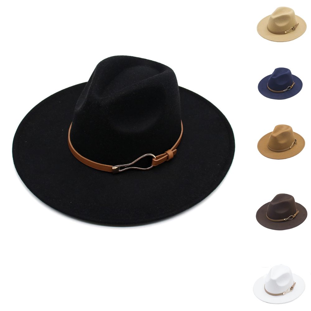 Adjustable Cowboy Cap with Belt Buckle Panama Cap Fashion Jazz Hat Unisex світло-коричневого кольору
Adjustable Cowboy Cap with Belt Buckle Panama Cap Fashion Jazz Hat Unisex світло-коричневого кольору