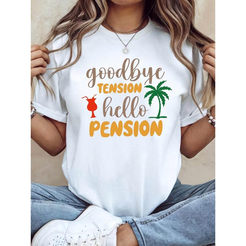 Retirement Theme Cocktail Print Women s T-shirt, Retirement Celebration & Beach Vacation Top, Relaxed & Cozy Style Short Sleeve, Loungewear Vibe Tee S белый
Retirement Theme Cocktail Print Women s T-shirt, Retirement Celebration & Beach Vacation Top, Relaxed & Cozy Style Short Sleeve, Loungewear Vibe Tee S белый