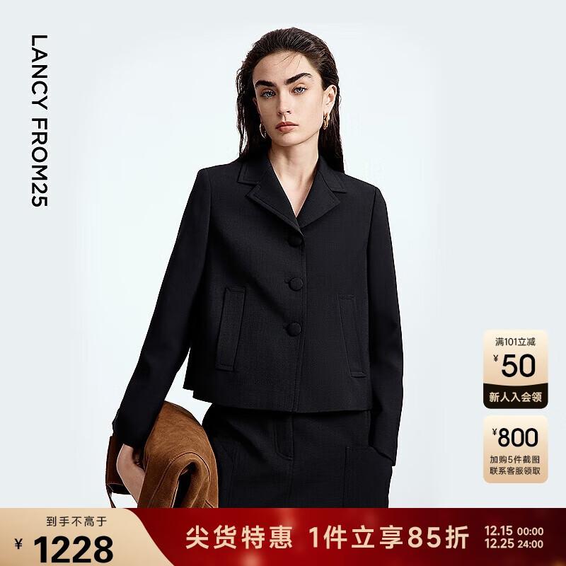 LANZHI Women s Black Business Short Jacket M
LANZHI Women s Black Business Short Jacket M