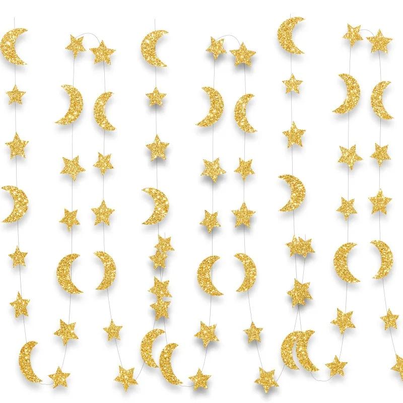 4M Hanging Moon and Stars, Happy Eid al-Fitr Mubarak Day, Ramadan Karim Party, Handmade, Middle Eastern Festival, Family, Muslim 3m
4M Hanging Moon and Stars, Happy Eid al-Fitr Mubarak Day, Ramadan Karim Party, Handmade, Middle Eastern Festival, Family, Muslim 3m