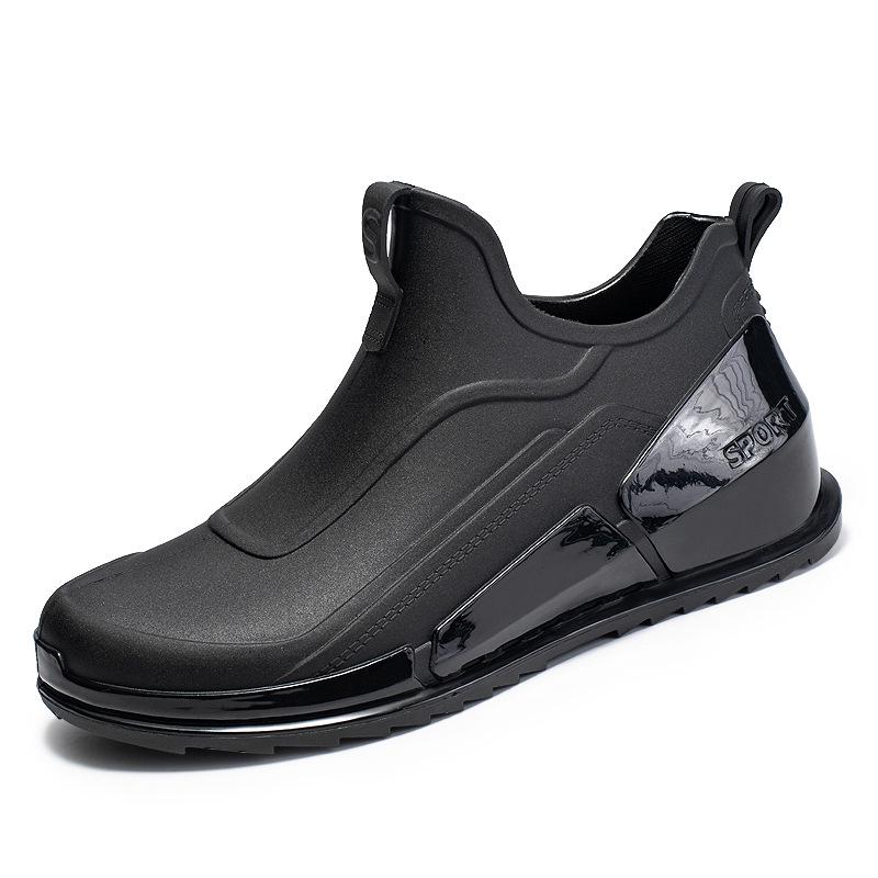 Men s Korean Style Ankle Rain Boots, Fashionable Waterproof Non-slip Rubber Shoes for Outdoors, Car Wash, or Fishing. 39 чорний
Men s Korean Style Ankle Rain Boots, Fashionable Waterproof Non-slip Rubber Shoes for Outdoors, Car Wash, or Fishing. 39 чорний