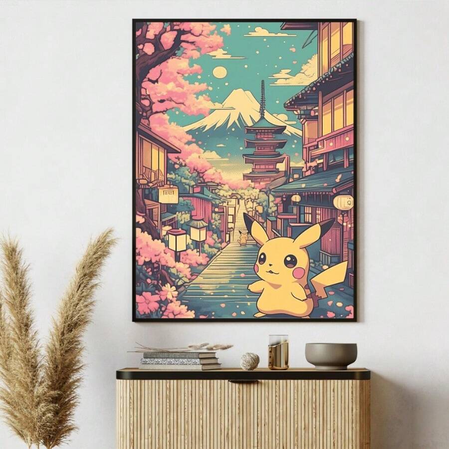 6 Styles Anime Pokemon Posters Pikachu Cherry Blossom Cartoon Wall Art Modern Children Room Home Decoration Girl Gift Unframed 21X30CMNo Framed
6 Styles Anime Pokemon Posters Pikachu Cherry Blossom Cartoon Wall Art Modern Children Room Home Decoration Girl Gift Unframed 21X30CMNo Framed