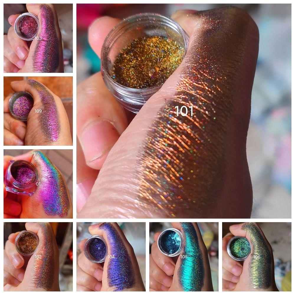 Сияющая пудра для век MultiChrome Eyeshadow Powder Rainbow Glitter Color Shift Eyeshadow Nail
Сияющая пудра для век MultiChrome Eyeshadow Powder Rainbow Glitter Color Shift Eyeshadow Nail