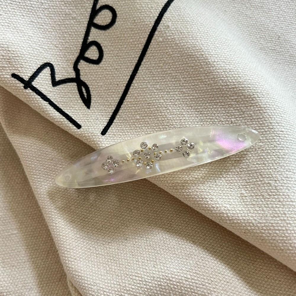 Aesthetic Y2K Spring Clip Vintage Rhinestone Side Bangs Clip Fashion Acetate Hair Clip Women білий
Aesthetic Y2K Spring Clip Vintage Rhinestone Side Bangs Clip Fashion Acetate Hair Clip Women білий
