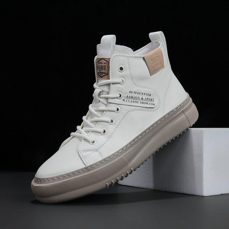 2025 European Men s High-Top Leather Sneakers: Trendy, Versatile, Thick-Soled Casual Shoes Size 39 білий
2025 European Men s High-Top Leather Sneakers: Trendy, Versatile, Thick-Soled Casual Shoes Size 39 білий