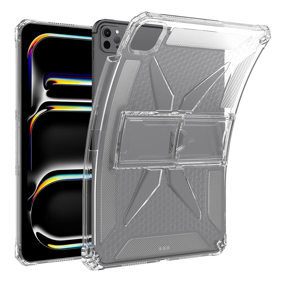 Clear Case For iPad Pro 11 (2022)/(2021)/(2020) Kickstand Shockproof TPU+PC Tablet Cover with Pen Slot A
Clear Case For iPad Pro 11 (2022)/(2021)/(2020) Kickstand Shockproof TPU+PC Tablet Cover with Pen Slot A