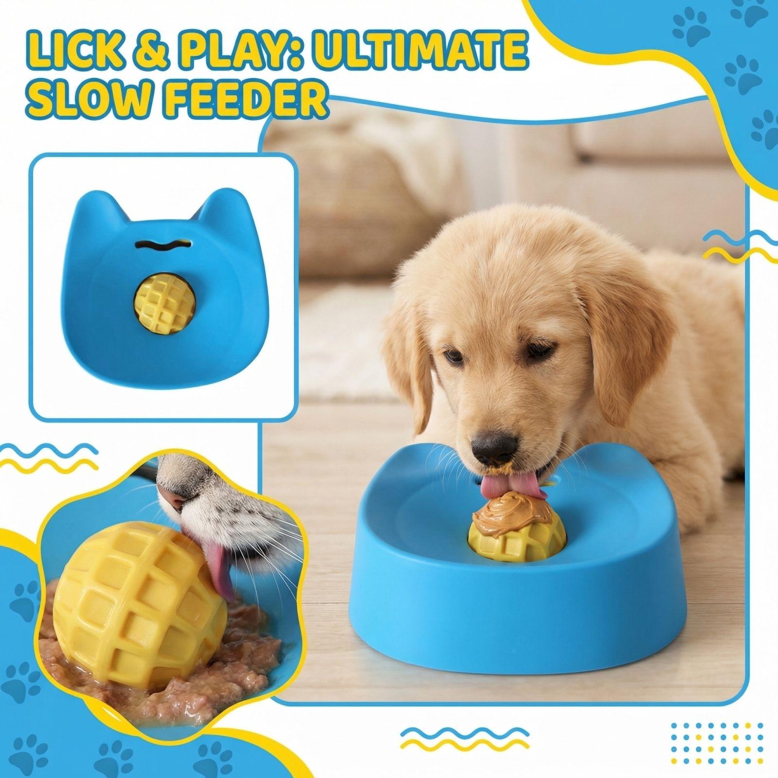 Slow Feeder Pet Bowl with Silicone Material Anti-Choke Design Non-Slip Base and Spill-Proof Construction Suitable for Small to Medium Pets One Size синій
Slow Feeder Pet Bowl with Silicone Material Anti-Choke Design Non-Slip Base and Spill-Proof Construction Suitable for Small to Medium Pets One Size синій