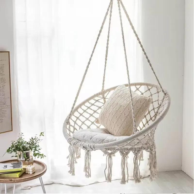 Home Decoration Hammocks Hanging Chair Tasseled Cotton Rope Braid Nordic Luxury Hammock Big Modern Creative Comfort Hammocks белый
Home Decoration Hammocks Hanging Chair Tasseled Cotton Rope Braid Nordic Luxury Hammock Big Modern Creative Comfort Hammocks белый