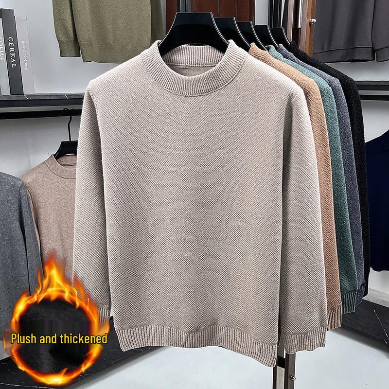 Мужской кашемировый свитер на осень/зиму - с высоким воротником, вязаный, из кристальной норки, с плюшевой подкладкой, пуловер для мужчин среднего возраста. XXXL
Мужской кашемировый свитер на осень/зиму - с высоким воротником, вязаный, из кристальной норки, с плюшевой подкладкой, пуловер для мужчин среднего возраста. XXXL