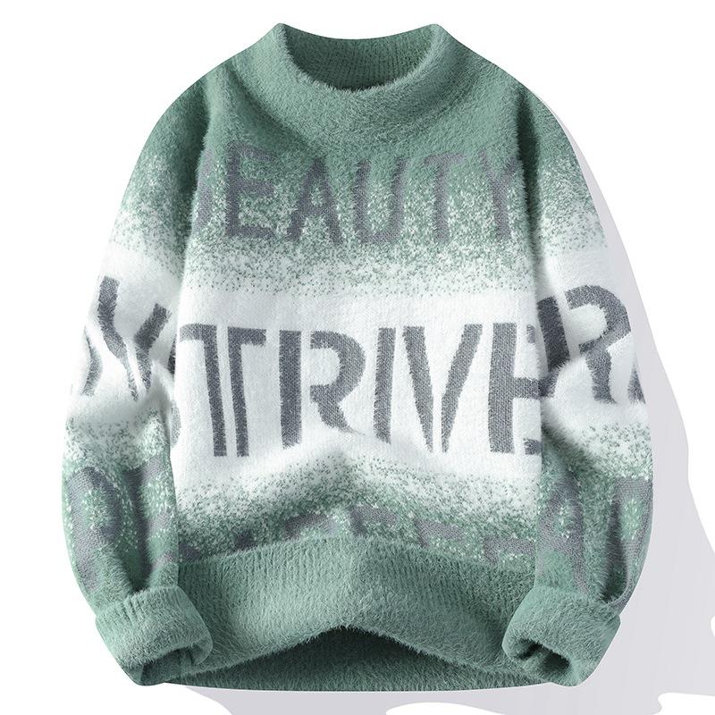 Mink Fur Sweater Men s Half High Neck Autumn and Winter Warm Knit Sweater with Added Fur XXXL зелений
Mink Fur Sweater Men s Half High Neck Autumn and Winter Warm Knit Sweater with Added Fur XXXL зелений