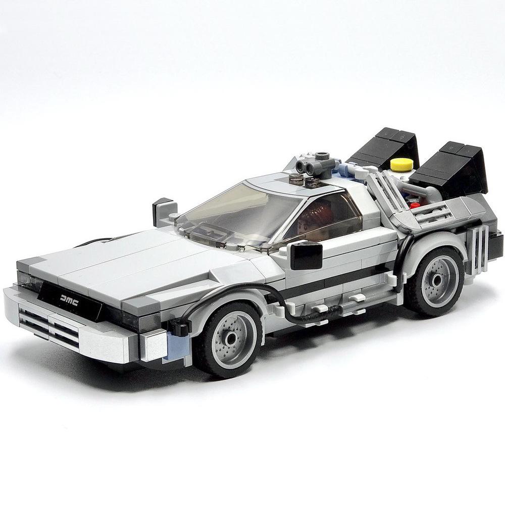 Трансграничный MOC 165349 Машина времени DeLorean Совместимый строительный набор для блоков LEGO
Трансграничный MOC 165349 Машина времени DeLorean Совместимый строительный набор для блоков LEGO