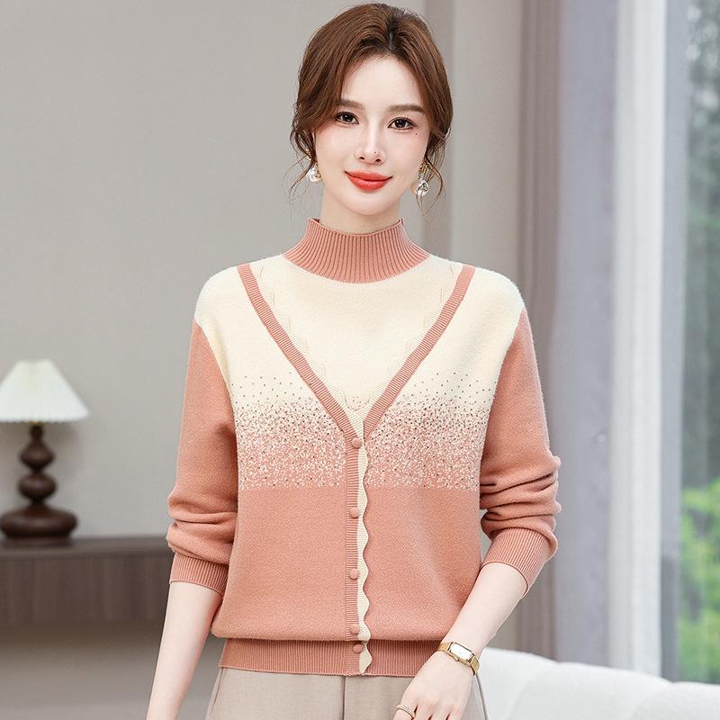 Mom s 2024 Winter Fleece-Lined Two-Piece Sweater: Cozy Base Layer for Middle-Aged & Elderly Women 3XL (130-145 Jin)
Mom s 2024 Winter Fleece-Lined Two-Piece Sweater: Cozy Base Layer for Middle-Aged & Elderly Women 3XL (130-145 Jin)