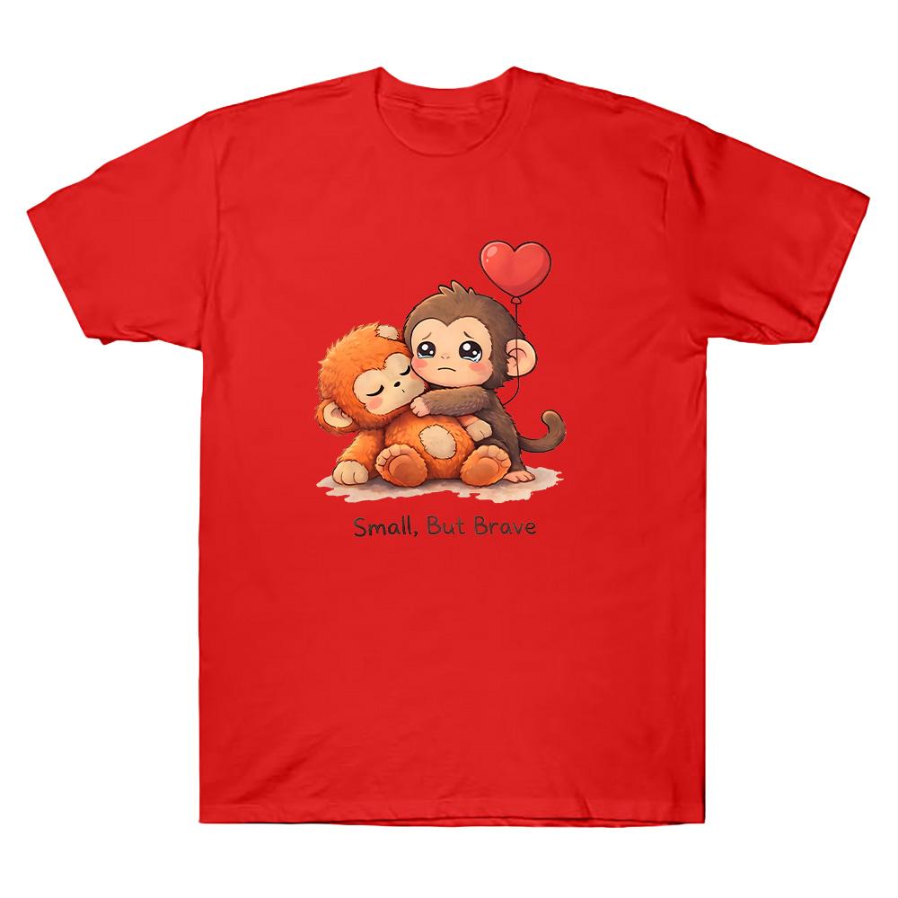 Punch Monkey T-shirts Small But Brave Graphic Clothes Abandoned Rescue Story Gift Pure Cotton Tees Unisex O-neck Loose T Shirts summer Tops XS
Punch Monkey T-shirts Small But Brave Graphic Clothes Abandoned Rescue Story Gift Pure Cotton Tees Unisex O-neck Loose T Shirts summer Tops XS