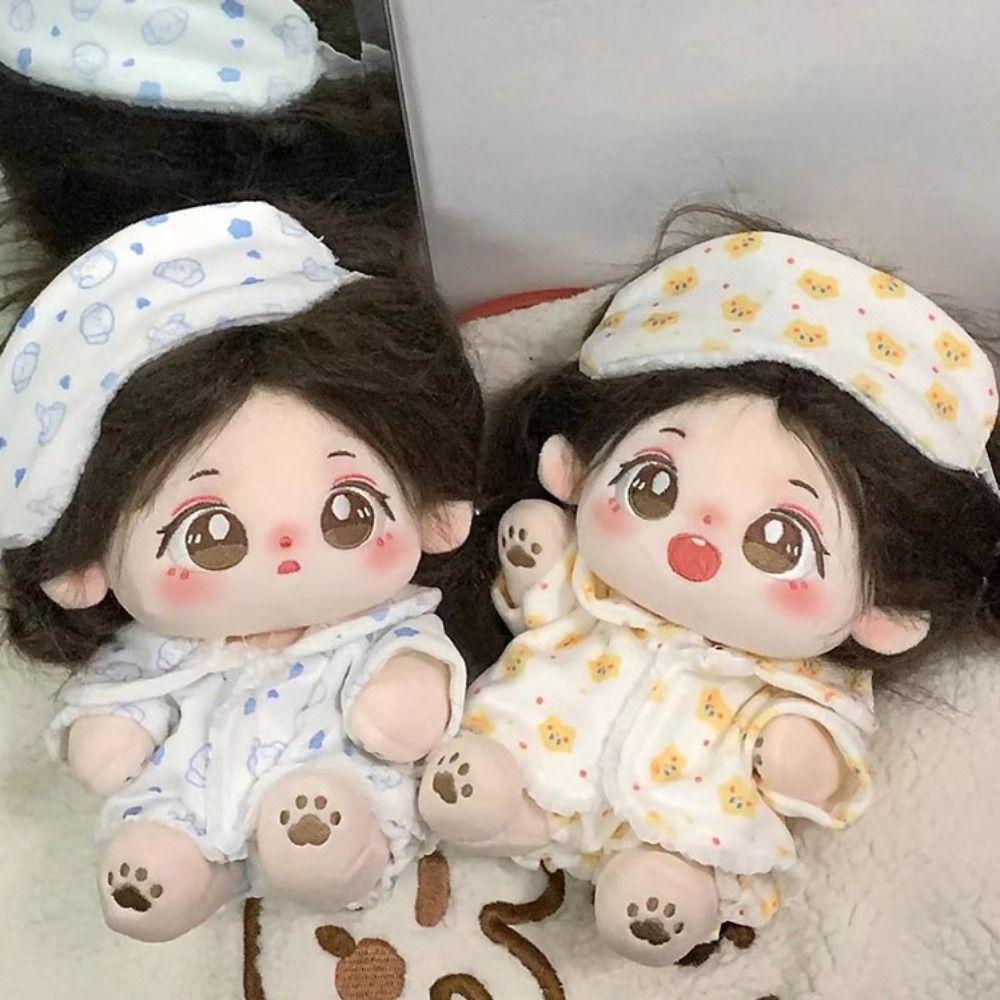 With Eye Mask Cotton Doll Pajamas For 15cm/20cm Cotton Doll/for 1/12 BJD Dolls 15cm Green
With Eye Mask Cotton Doll Pajamas For 15cm/20cm Cotton Doll/for 1/12 BJD Dolls 15cm Green