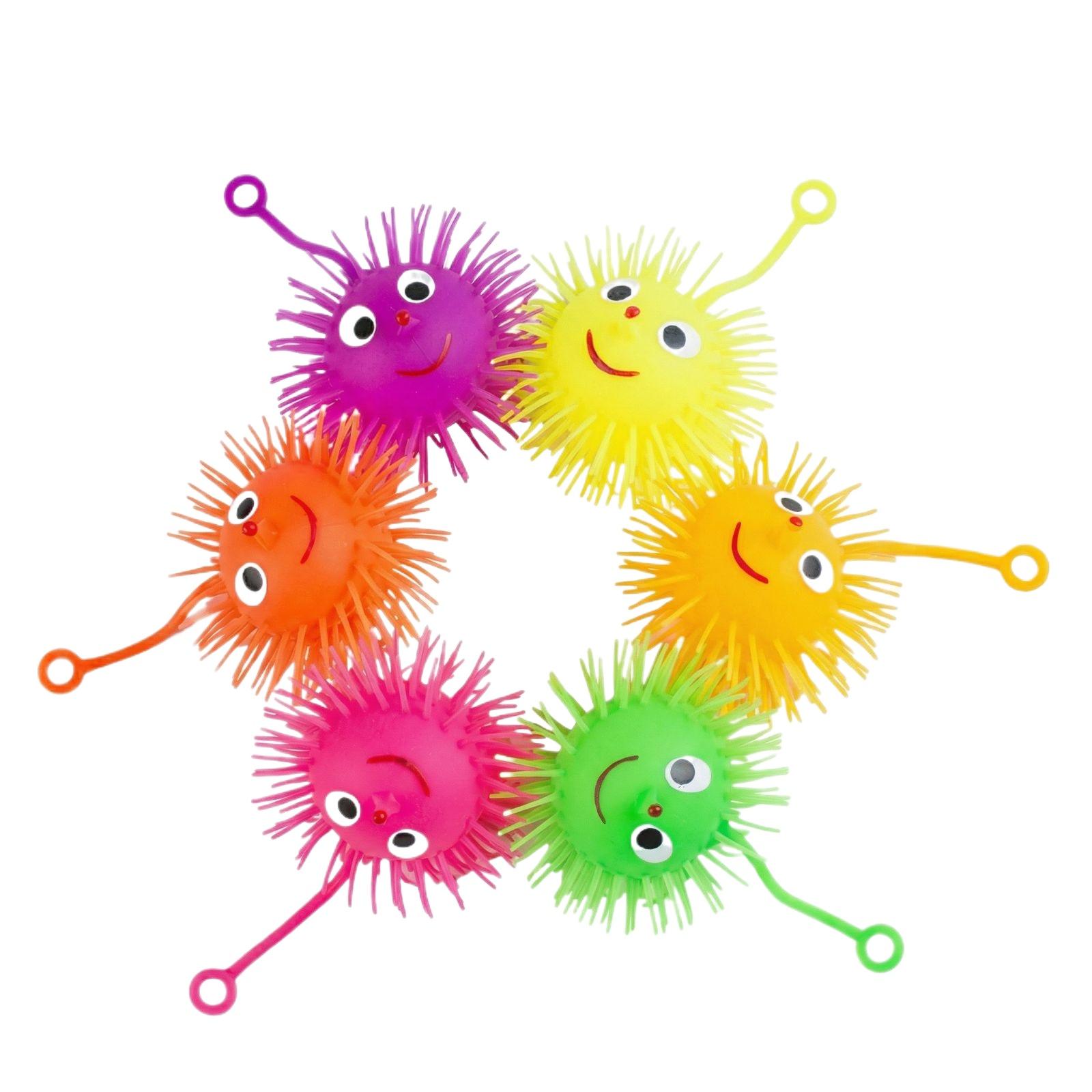 Set of 6 Stretchy Hedgehog Balls with Light Up Features Soft Flexible Spiky Texture Sensory Toys for Stress Relief and Hand Exercise One Size
Set of 6 Stretchy Hedgehog Balls with Light Up Features Soft Flexible Spiky Texture Sensory Toys for Stress Relief and Hand Exercise One Size