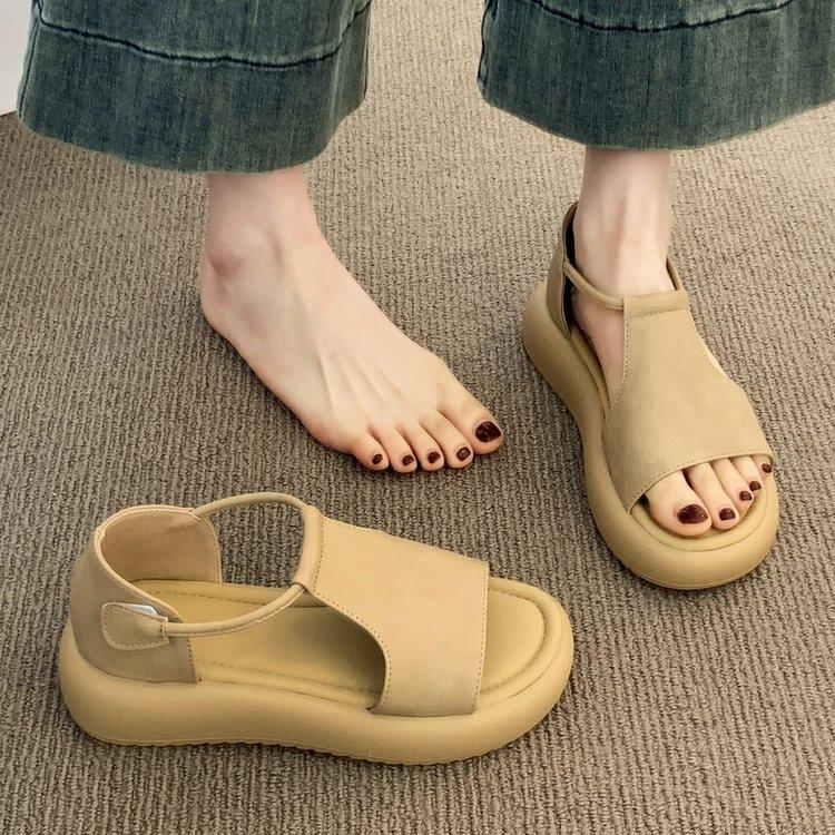 Flat-bottomed Sandals for Women - New Style, Versatile, Retro and Casual Shoes 40 бежевий
Flat-bottomed Sandals for Women - New Style, Versatile, Retro and Casual Shoes 40 бежевий