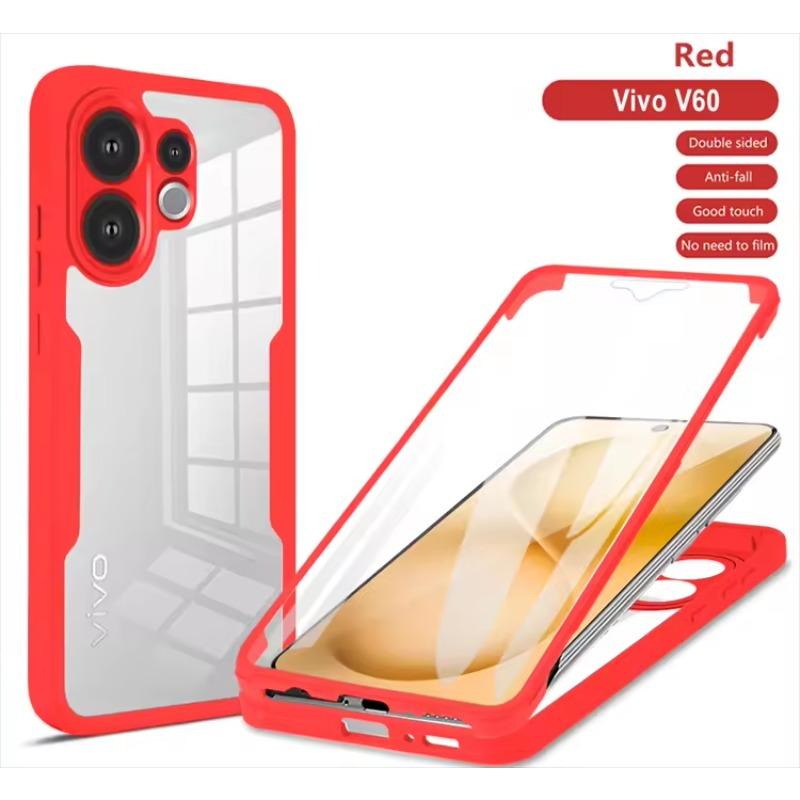 Bumper 2 Layers 360 Full Protection Case For VIVO X300 Pro V60 Lite Y76S Y75 Y55 Y20 Y31 Y04 Y29s U5 Z6 Clear Coverage Case vivo X300 Pro червоний
Bumper 2 Layers 360 Full Protection Case For VIVO X300 Pro V60 Lite Y76S Y75 Y55 Y20 Y31 Y04 Y29s U5 Z6 Clear Coverage Case vivo X300 Pro червоний