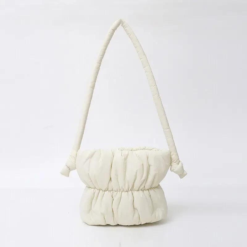 Nylon Bucket Bags Women Casual Designer Handbags Down-Filled Cotton Shoulder Bag Pleated Crossbody Bags Fashion Underarm Bag бежевый
Nylon Bucket Bags Women Casual Designer Handbags Down-Filled Cotton Shoulder Bag Pleated Crossbody Bags Fashion Underarm Bag бежевый
