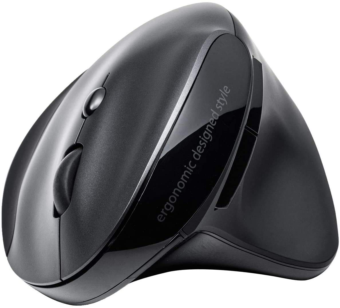 Sanwa Direct Ergonomic Mouse Wireless Rechargeable Quiet 5 Button Blue LED Tendonitis Prevention Black 400-MA127BK
Sanwa Direct Ergonomic Mouse Wireless Rechargeable Quiet 5 Button Blue LED Tendonitis Prevention Black 400-MA127BK