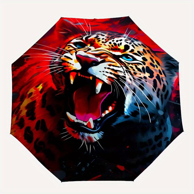 1pc Leopard Print Automatic Open/Close Exquisite Umbrella Sturdy Iron Frame, Compact Travel Umbrella, Intricate Design Umbrella a0829049
1pc Leopard Print Automatic Open/Close Exquisite Umbrella Sturdy Iron Frame, Compact Travel Umbrella, Intricate Design Umbrella a0829049