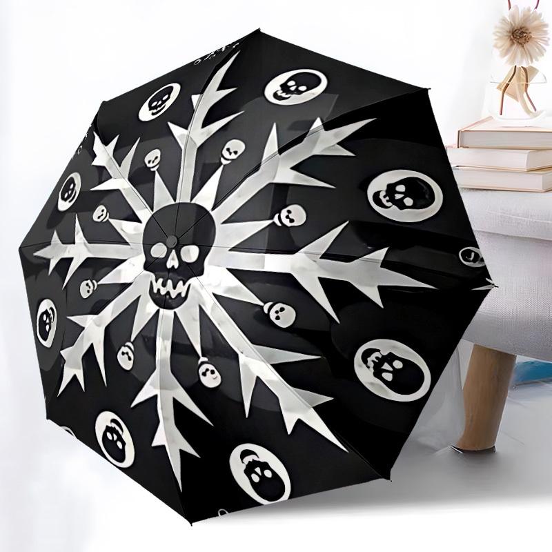 1pc Skull Snowflake Design Automatic Open/Close Umbrella - Compact Travel Umbrella, Gift for Birthdayyy251208181
1pc Skull Snowflake Design Automatic Open/Close Umbrella - Compact Travel Umbrella, Gift for Birthdayyy251208181