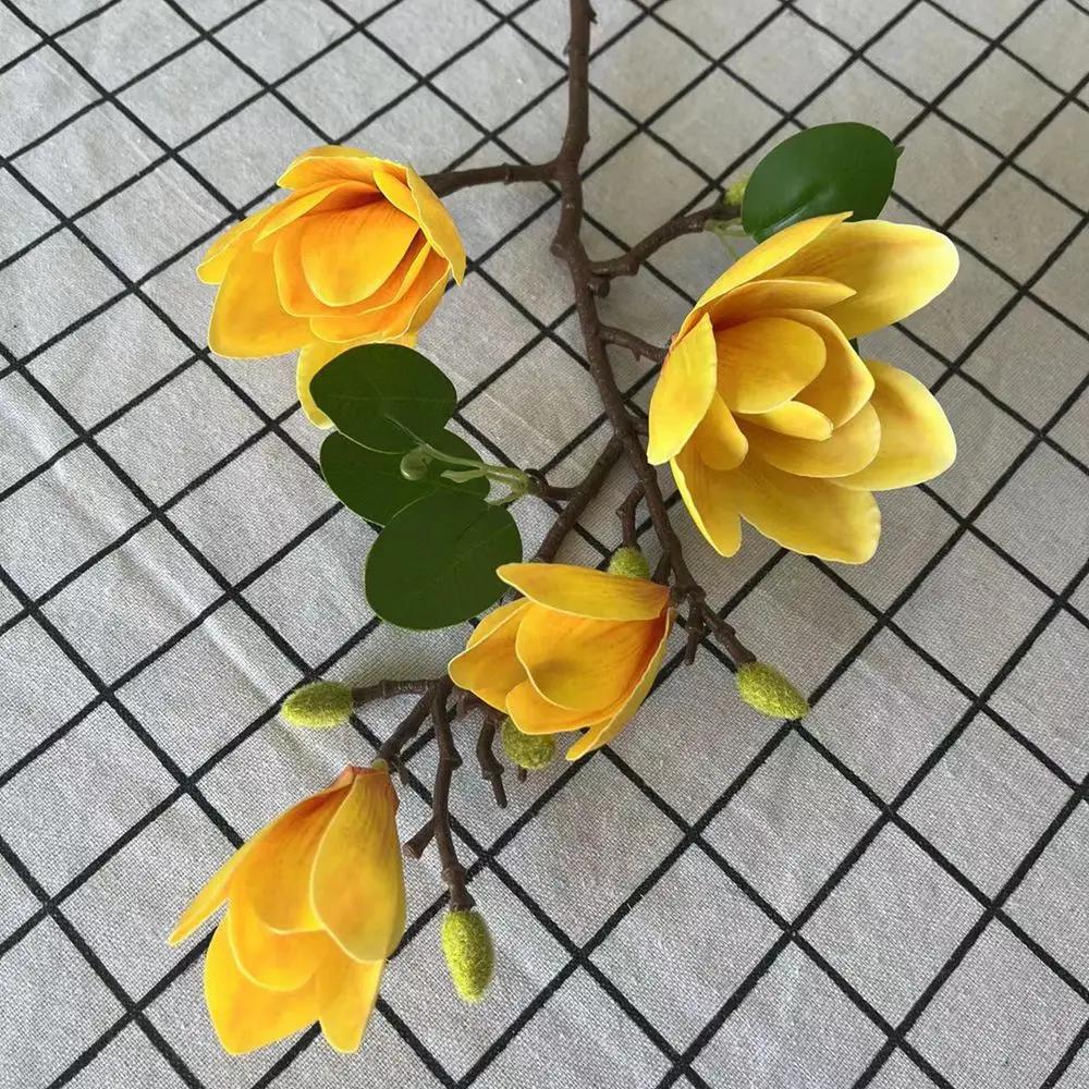 Artificial Flowers Silk Magnolia Bouquet Diy Photo Props Wedding Bridal Bouquet Bonsai Party Vase Home Outdoor Garden Decoravase жовтий
Artificial Flowers Silk Magnolia Bouquet Diy Photo Props Wedding Bridal Bouquet Bonsai Party Vase Home Outdoor Garden Decoravase жовтий
