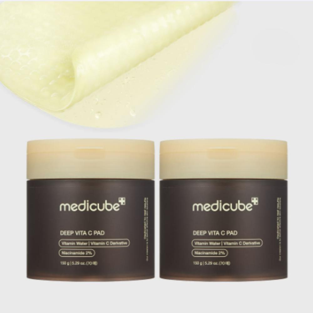 Medicube Deep Vita C Brightening Pads — Dark Spot & Radiance Care Toner Pads (70 Sheets × 2)
Medicube Deep Vita C Brightening Pads — Dark Spot & Radiance Care Toner Pads (70 Sheets × 2)