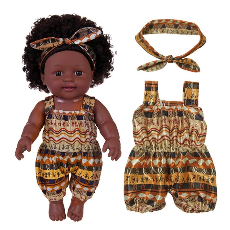 30cm Realistic African Doll Reborns Black Baby Doll with AfroHair Life Like Educational Reborns Grandmas Parenting Game
30cm Realistic African Doll Reborns Black Baby Doll with AfroHair Life Like Educational Reborns Grandmas Parenting Game