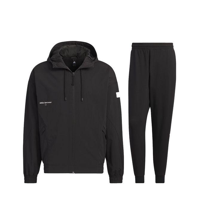 Adidas Спортивная повседневная толстовка с капюшоном и однотонный комплект для бега с манжетами для мужчин, активная одежда, черный цвет IP4980+IA8181
Adidas Спортивная повседневная толстовка с капюшоном и однотонный комплект для бега с манжетами для мужчин, активная одежда, черный цвет IP4980+IA8181