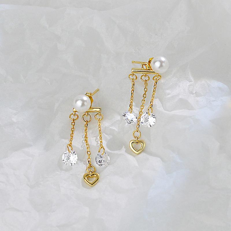 Love Crystal Tassel Pearl Earrings with Agility Earrings Light Luxury New Year s New Ear Decoration
Love Crystal Tassel Pearl Earrings with Agility Earrings Light Luxury New Year s New Ear Decoration