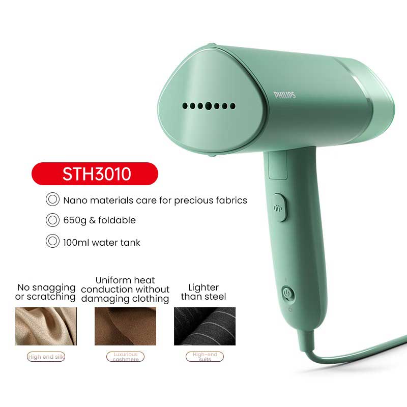 Ручной отпариватель для одежды Philips. Стерилизация паром при высокой температуре, степень стерилизации до 99,9 %. Быстрый предварительный нагрев за 30 секунд для мгновенной обработки паром.
Ручной отпариватель для одежды Philips. Стерилизация паром при высокой температуре, степень стерилизации до 99,9 %. Быстрый предварительный нагрев за 30 секунд для мгновенной обработки паром.