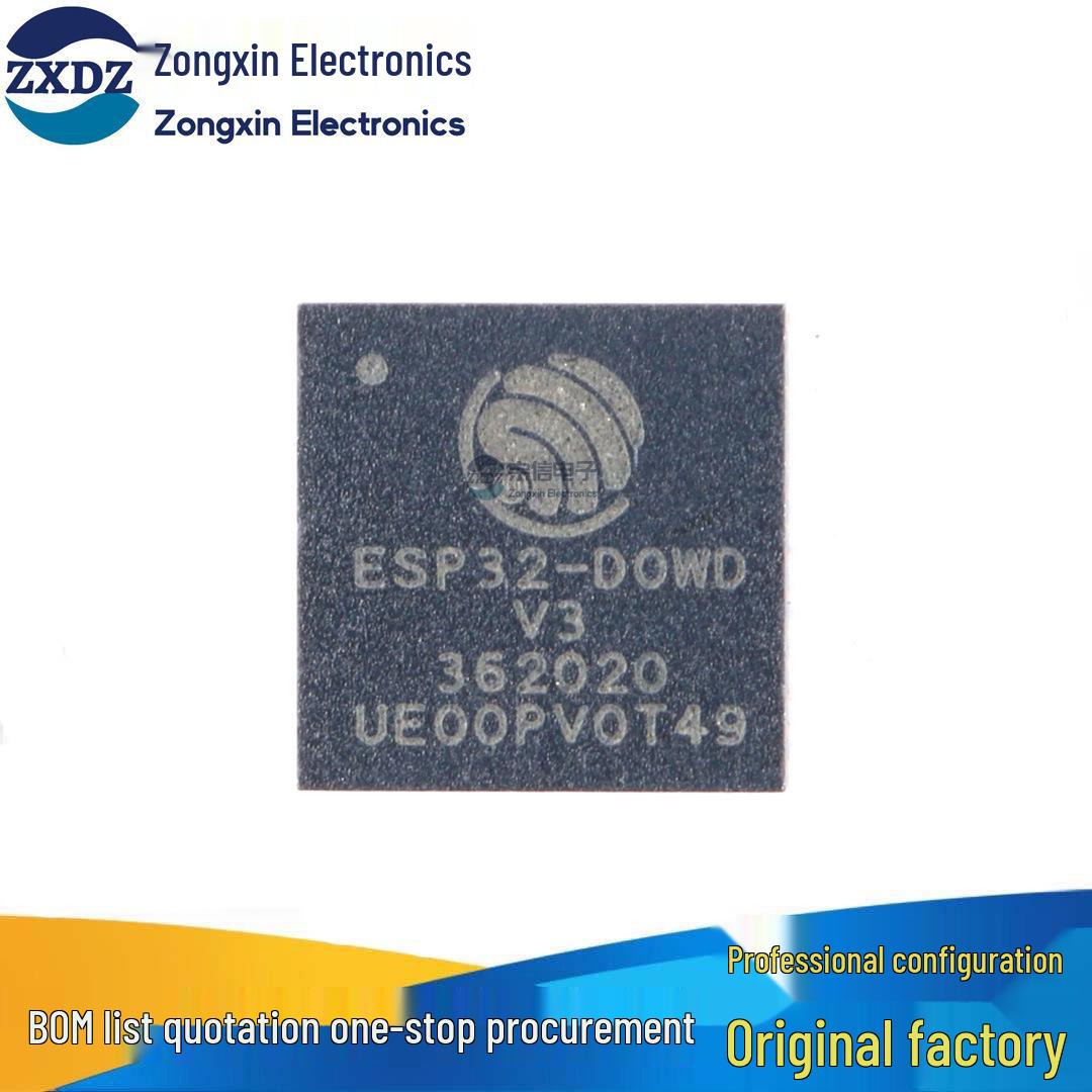 ESP32-D0WD-V3 Dual-Core Wi-Fi & Bluetooth MCU Chip
ESP32-D0WD-V3 Dual-Core Wi-Fi & Bluetooth MCU Chip