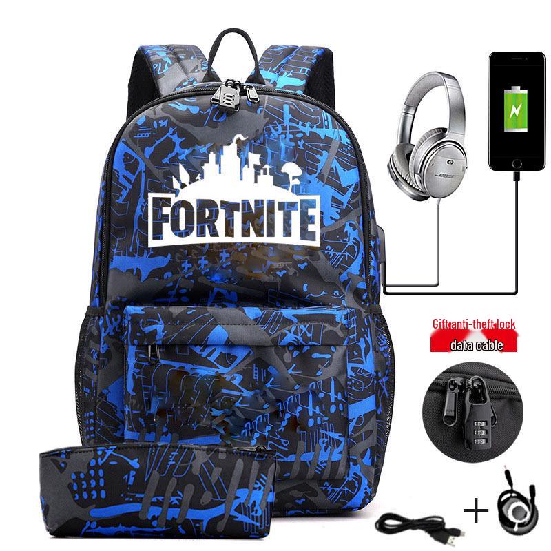 Чоловічий рюкзак для гри Roblox з USB-зарядкою, великої місткості, сумка для ноутбука One Size
Чоловічий рюкзак для гри Roblox з USB-зарядкою, великої місткості, сумка для ноутбука One Size
