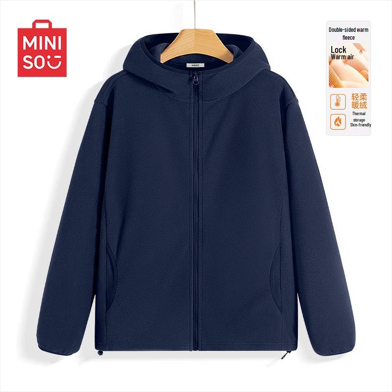 MINISO Men s Heavyweight Hooded Plush Lined Fleece Jacket M
MINISO Men s Heavyweight Hooded Plush Lined Fleece Jacket M