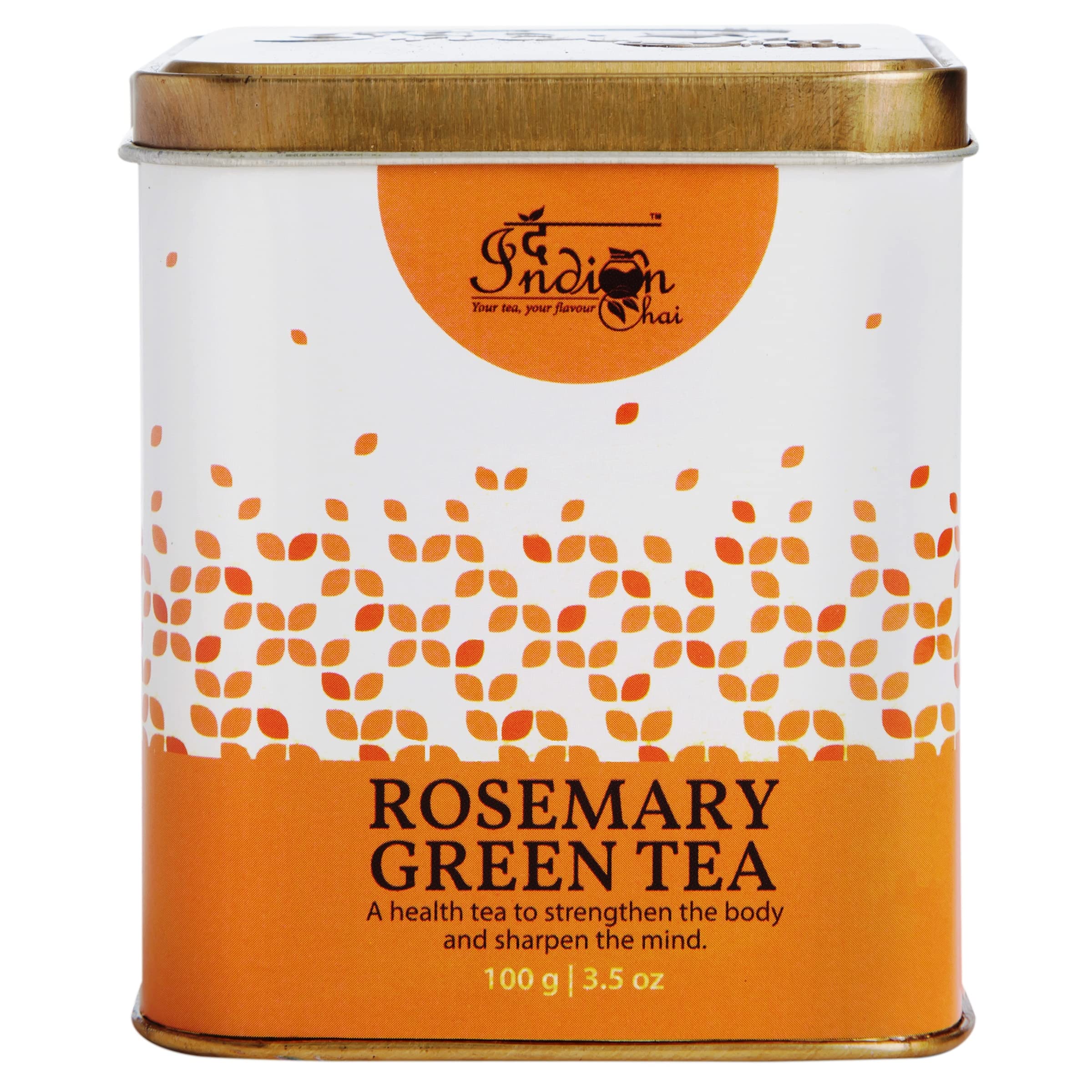 The Indian Chai - Rosemary Green Tea 100g | Herbal Infusion for Memory, Digestion, Water Retention & Metabolism Support | Loose Leaves
The Indian Chai - Rosemary Green Tea 100g | Herbal Infusion for Memory, Digestion, Water Retention & Metabolism Support | Loose Leaves