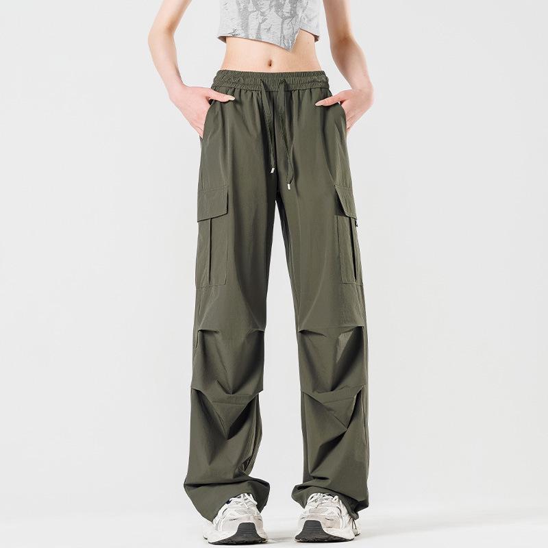 Унисекс Летние Парашютные Брюки с Широкими Штанинами на Кулиске - Защита от Солнца, Ледяной Шелк, Ветровка M
Унисекс Летние Парашютные Брюки с Широкими Штанинами на Кулиске - Защита от Солнца, Ледяной Шелк, Ветровка M