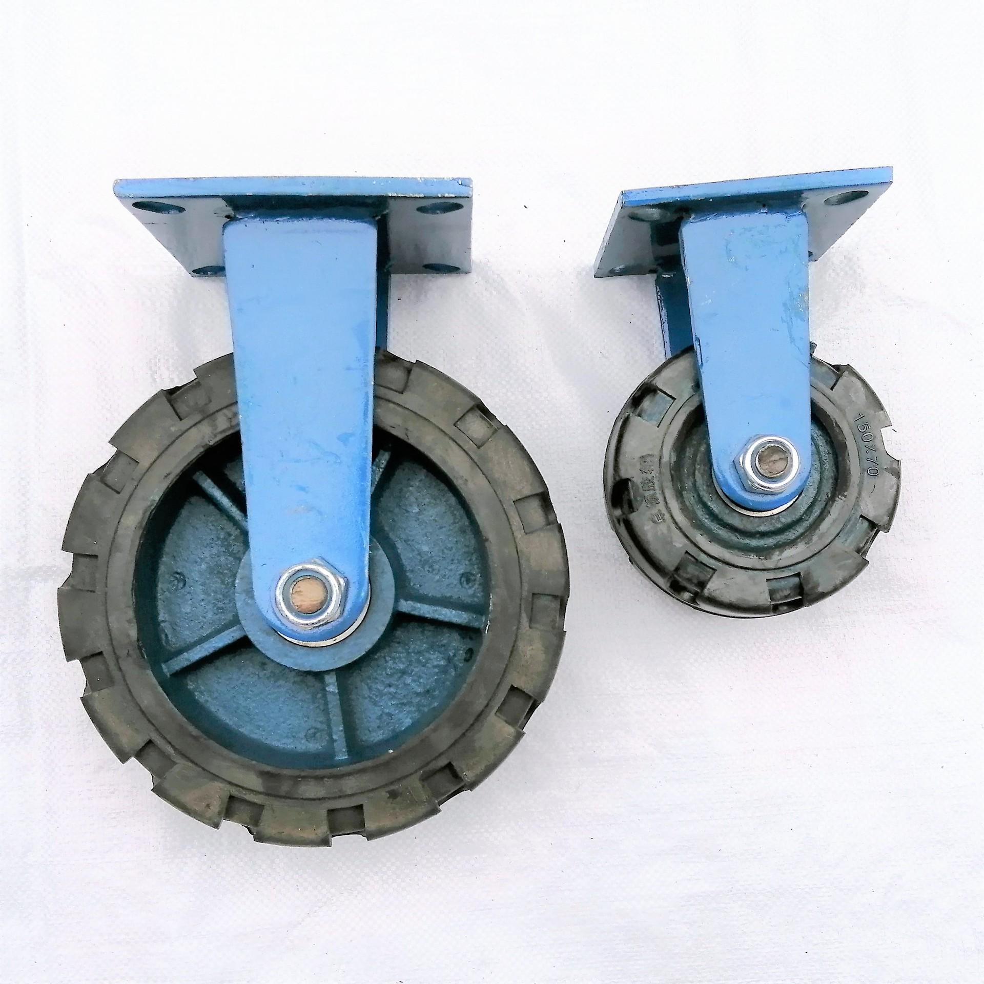 Heavy-Duty Rubber Wheels & Swivel Casters, 1-Ton Capacity, Iron Core, Pure Rubber Construction 14-inch heavy iron core rubber wheel (swivel)
Heavy-Duty Rubber Wheels & Swivel Casters, 1-Ton Capacity, Iron Core, Pure Rubber Construction 14-inch heavy iron core rubber wheel (swivel)