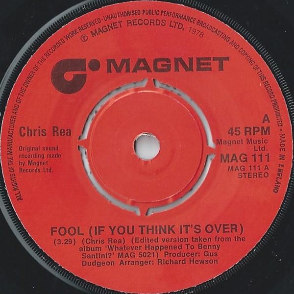 7-дюймовая пластинка CHRIS REA - Fool (Если Ты Думаешь, Что Всё Кончено) MAG111 Магнит 1978 Великобритания Рок Б/У
7-дюймовая пластинка CHRIS REA - Fool (Если Ты Думаешь, Что Всё Кончено) MAG111 Магнит 1978 Великобритания Рок Б/У